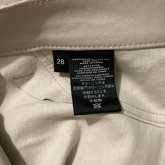 J Brand skinny lamb leather tan pants - Picture 7 of 10